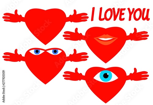Cheerful heart. Wants to cuddle. He says I love you.