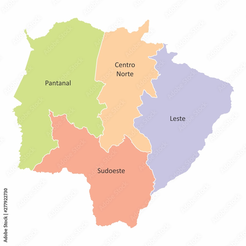 Mato Grosso do Sul State regions