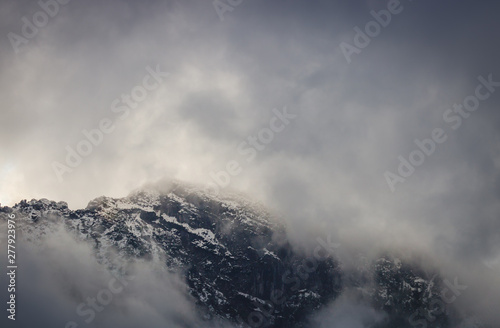 A cloudy day in the bavarian alps