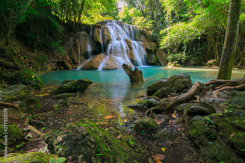 Waterfall in a deep forest