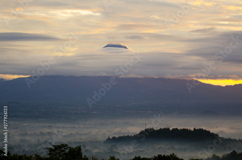  Sunrise Merapi Volcano Mountain Central Java Indonesia