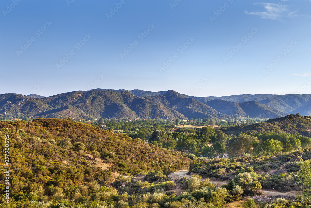 Mountain landscape, Chalkidiki, Greece Mountain landscape, Chalkidiki, Greece