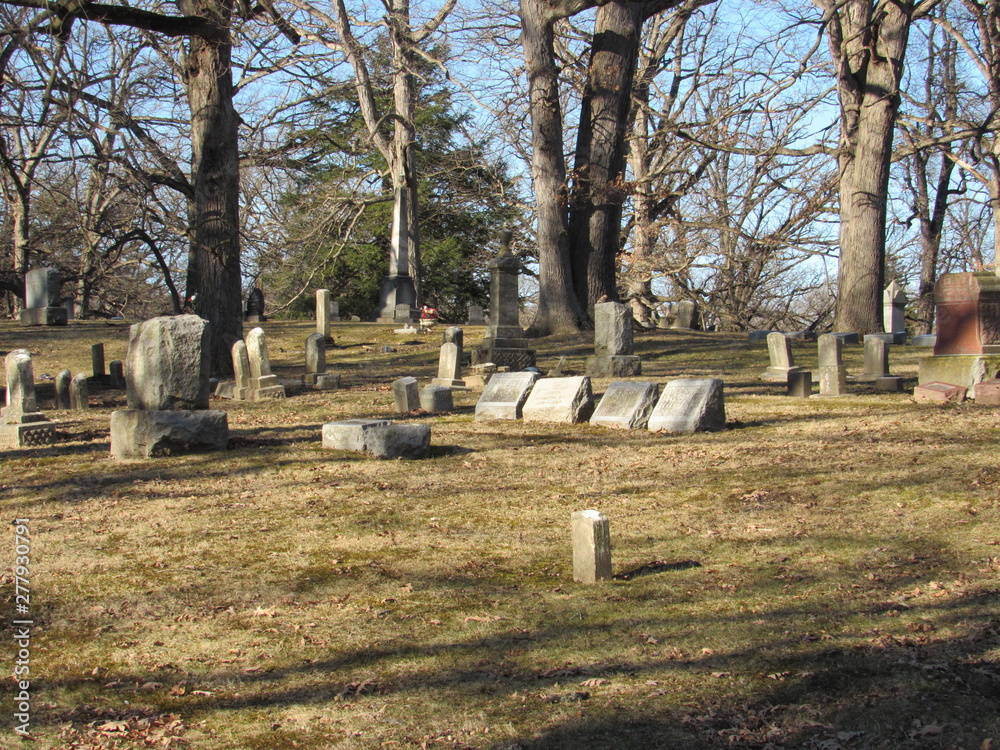 Naklejka premium Graveyard 1