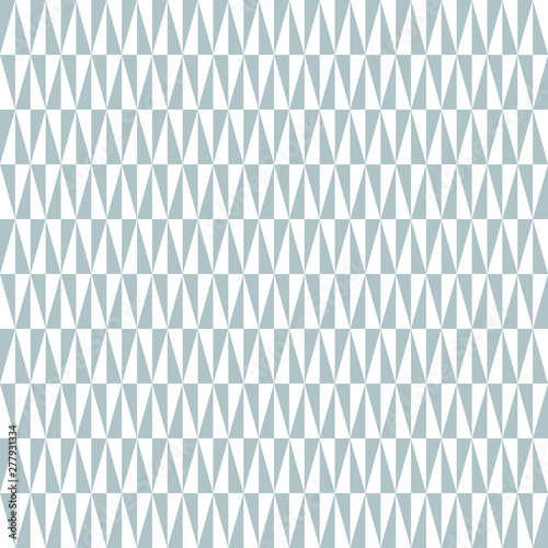 Geometric vector pattern with light blue and white triangles. Geometric modern ornament. Seamless abstract background