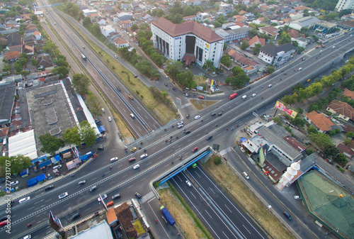 aerial bridge highway semarang indonesia