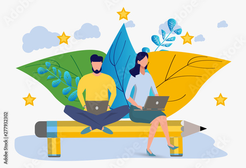 The best performance score, a score of five. people leave reviews and comments, the highest rating for successful work. Earth Day (hour), green planet. Green energy. Saving the planet. Vector flat