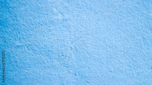 Background. Blue painted plastered wall