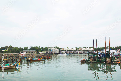 Community near Royal Phuket Marina tourism and generalr,It is the most beautiful port,Can go to many islands, such as James Bond Island,Phi Phi,Koh Hong,Heaven of Andaman in Phuket Thailand. © Stock.Foto.Touch