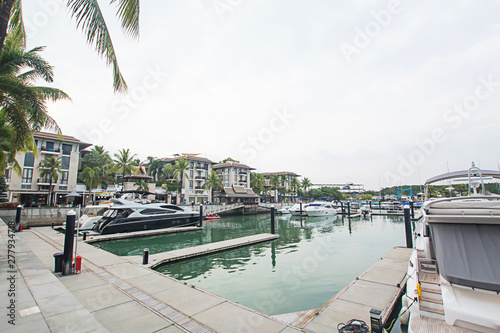 Royal Phuket Marina tourism and generalr,It is the most beautiful port,Can go to many islands, such as James Bond Island,Phi Phi,Koh Hong,Heaven of Andaman in Phuket Thailand,12 June 2018. © Stock.Foto.Touch