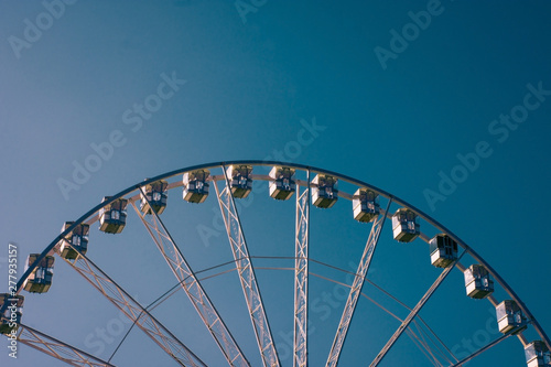  A 60 foot ferris wheel in Torquay Devon England