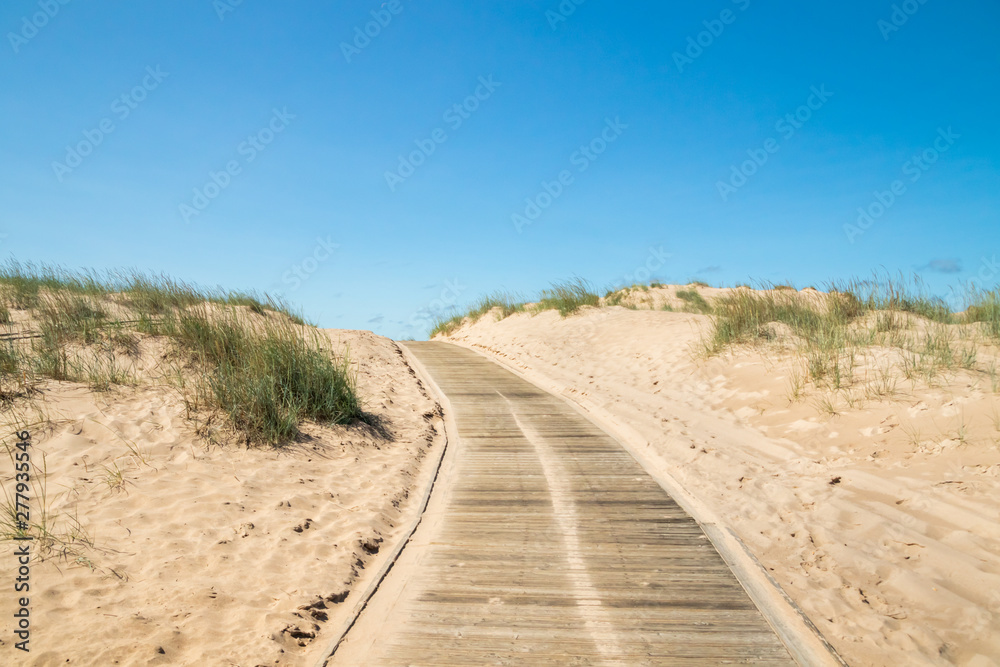Beautiful sandy beach Yyteri at summer, in Pori, Finland Beautiful sandy beach Yyteri at summer, in Pori, Finland