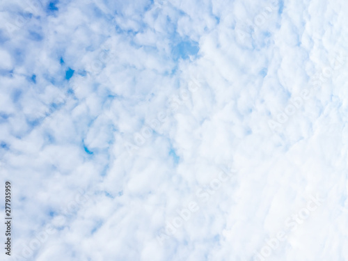 Background sky Bright in Phuket Thailand Altocumulus.