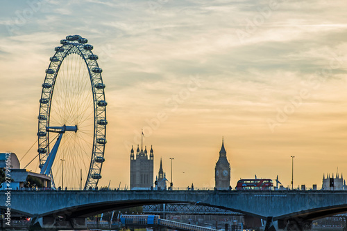 Londyn- panorama miasta.