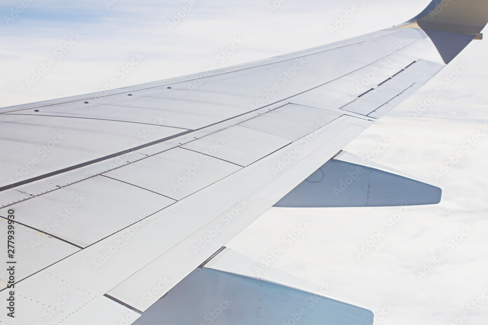 High angle view on plane Thailand At daytime,view from the plane window mountains and sea near Phuket Island.