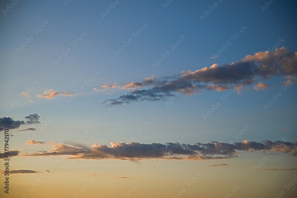 Cloudscape In Summer. Stock Image.