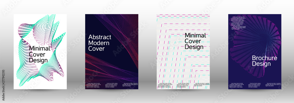 Cover design template set Cover design template set