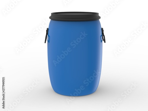 Blue water barrel