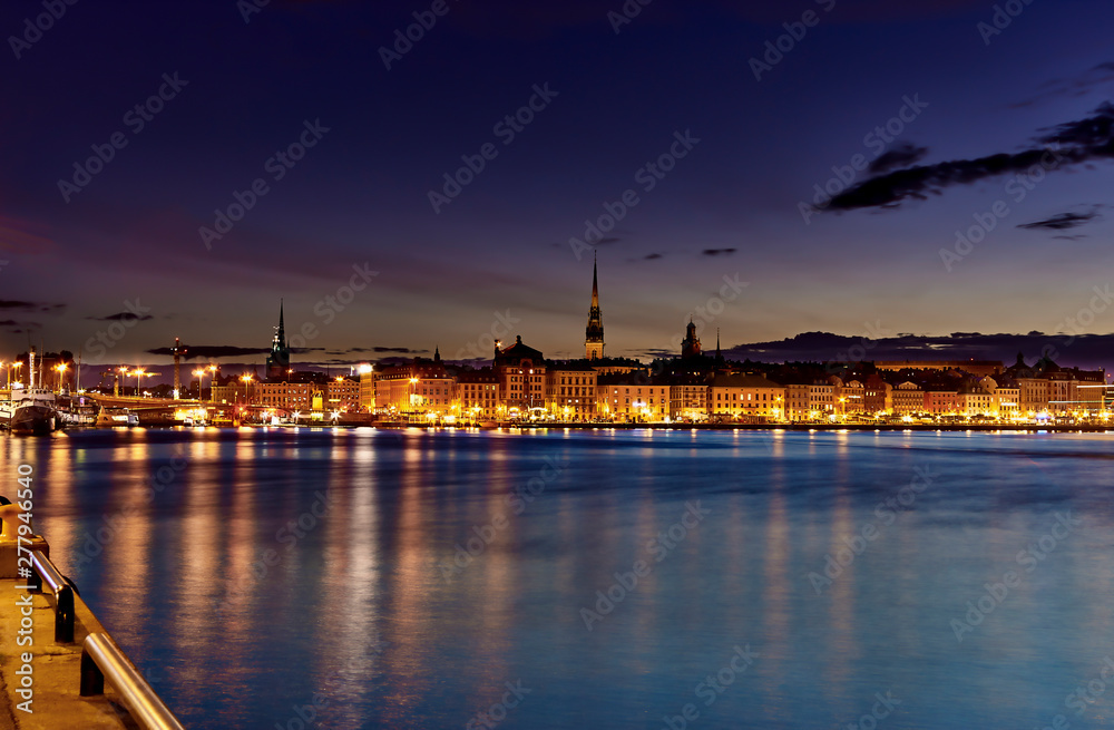 stockholm by night, schweden