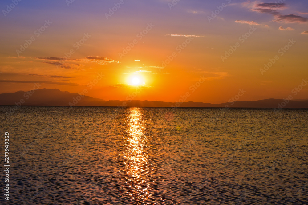 Obraz premium Sunset on the sea