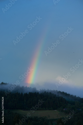 Rainbow from the mists