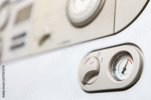 Combi boiler pressure gauge into the red.  High pressure fault