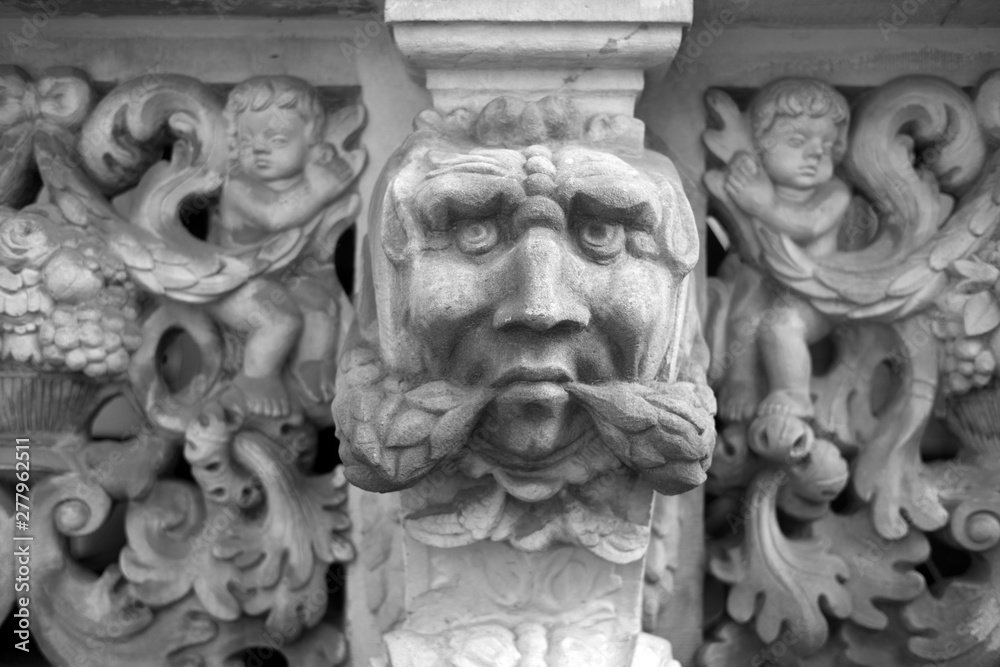 Fototapeta premium Stone bas-reliefs of Gdansk