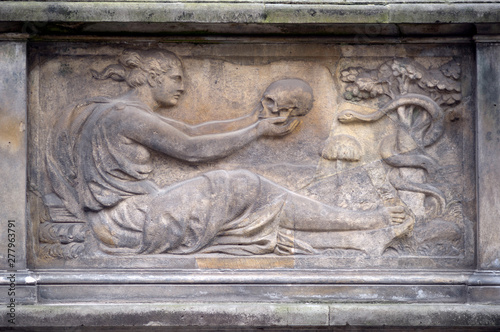 Принти на полотні Stone bas-reliefs of Gdansk