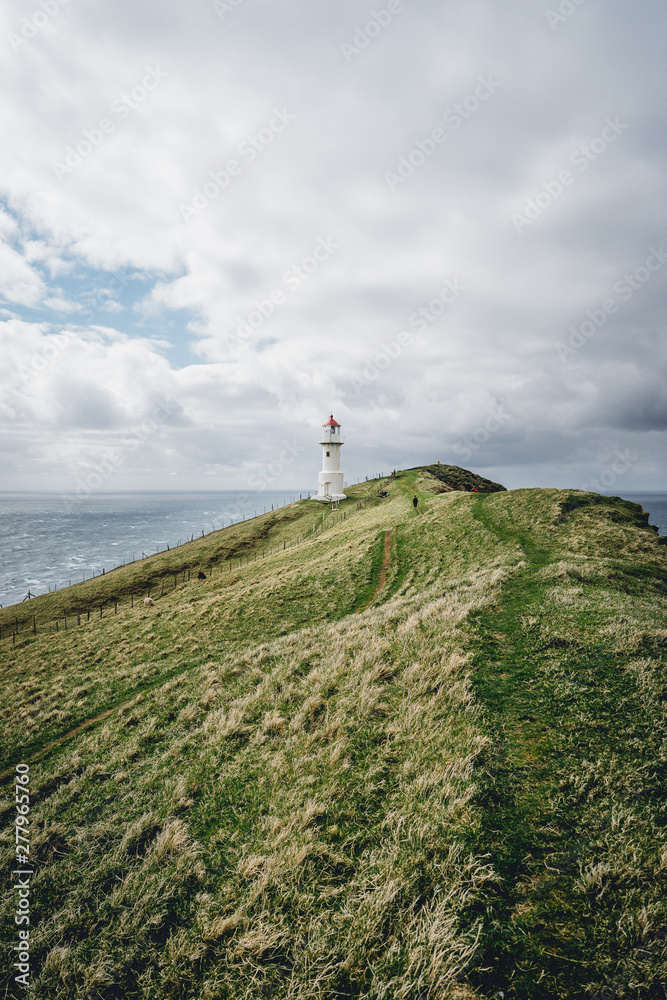Lighthouse Mykines island Faroe islands