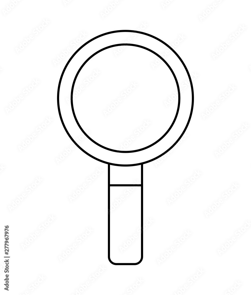 search magnifying glass icon illustration search magnifying glass icon illustration