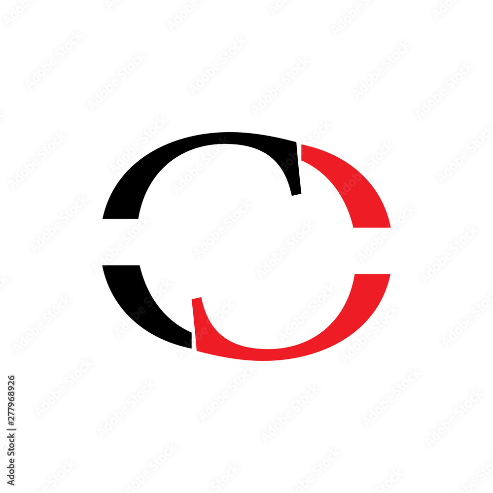 Letter CD logo design vector Letter CD logo design vector