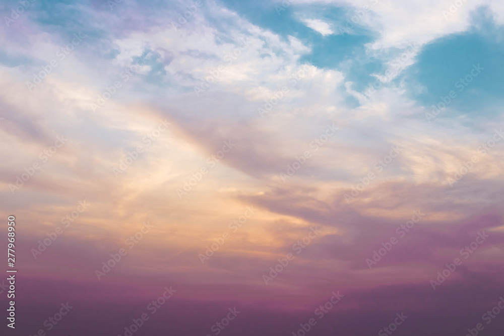 Fototapeta premium Sunset clouds