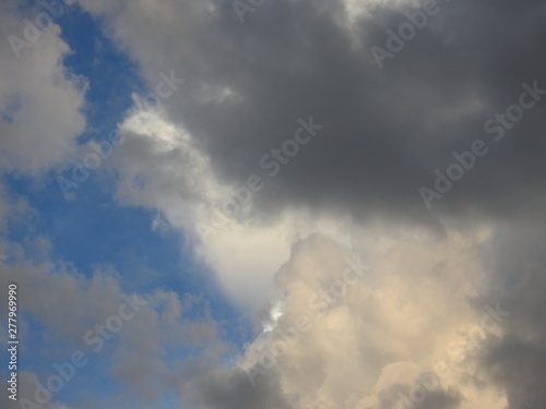 A Coming Evening Storm Meets Blue Sky in Florida! © Adam Horton