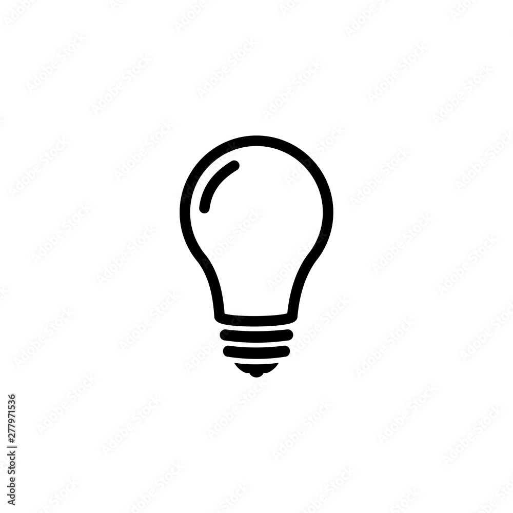 Light Bulb icon vector symbol illustration Light Bulb icon vector symbol illustration