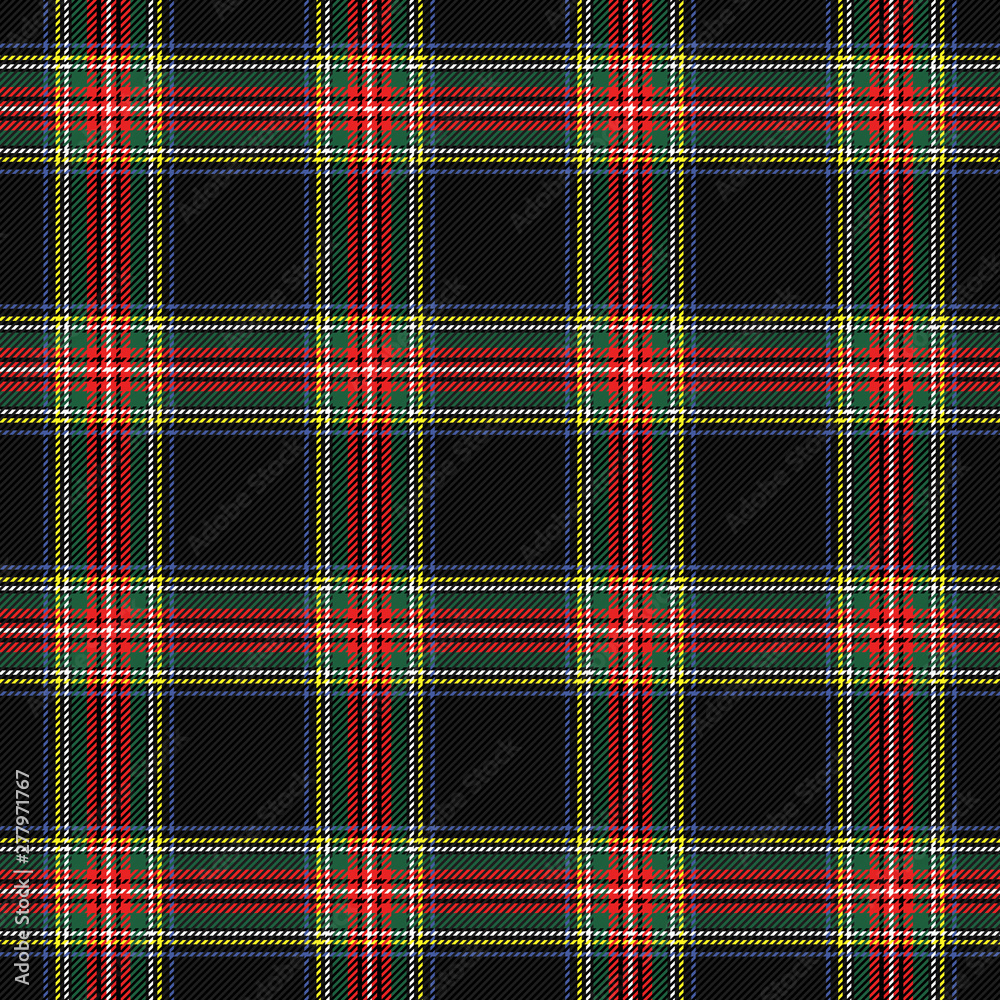Tartan Stewart Royal plaid. Scottish cage