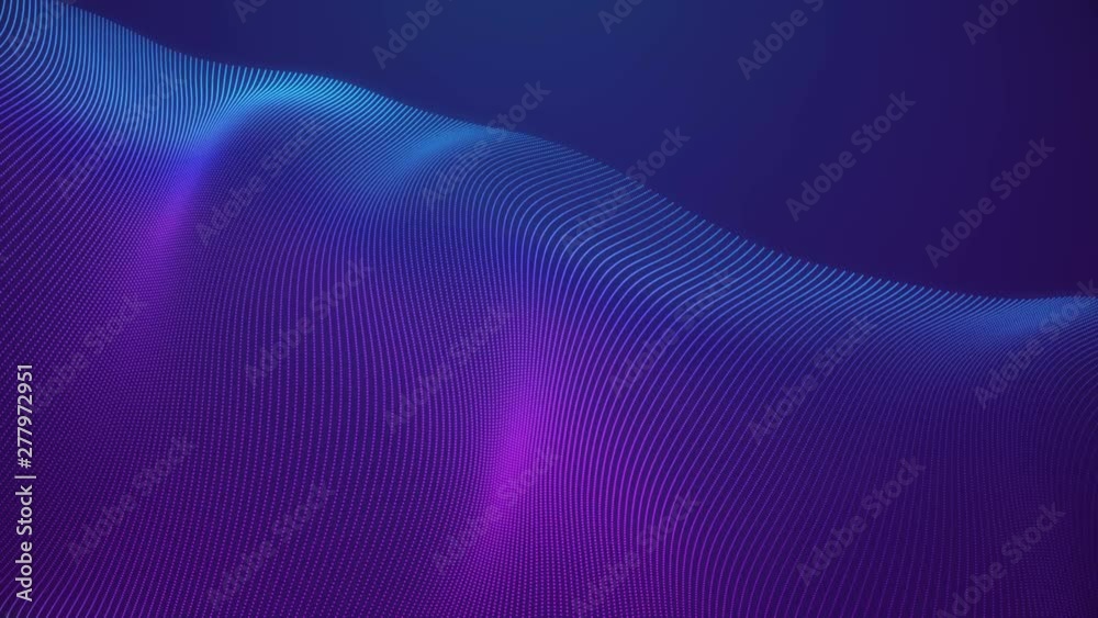 4K Abstract loopable blue and red cg motion waving dots texture with glowing defocused particles. Cyber or technology digital landscape background. 3840x2160 uhd. 4K Abstract loopable blue and red cg motion waving dots texture with glowing defocused particles. Cyber or technology digital landscape background. 3840x2160 uhd.