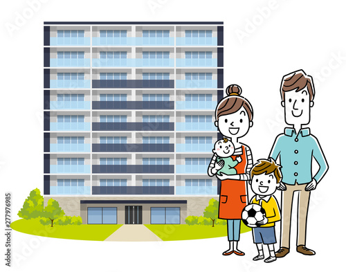 家族：家、マンション