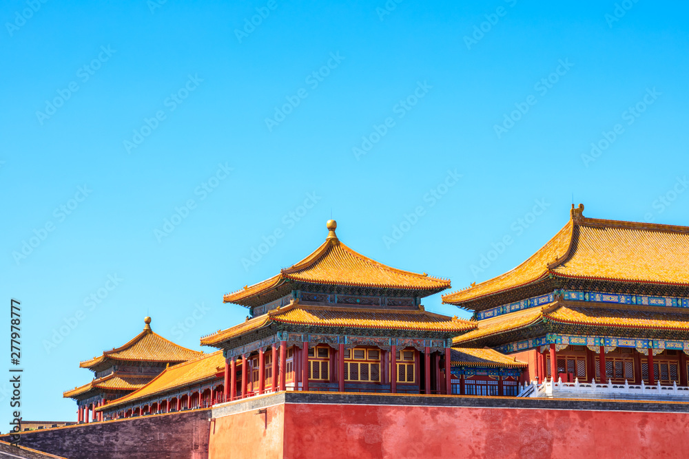 Beautiful Forbidden City in Beijing,China