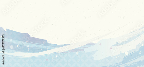 水色の和柄