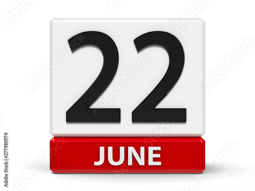 Cubes calendar 22nd June