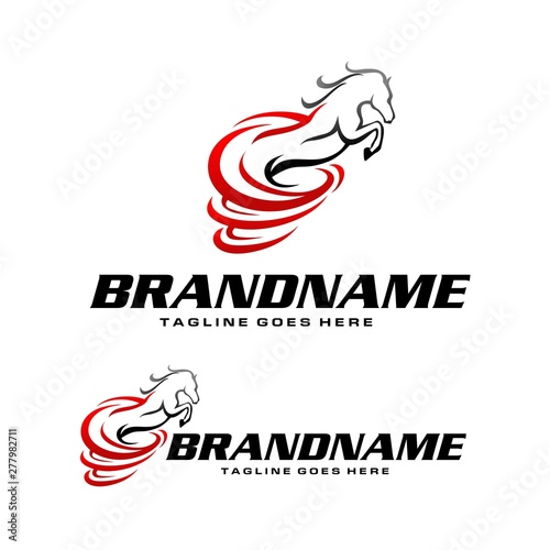 Tornado Horse Speed Logo