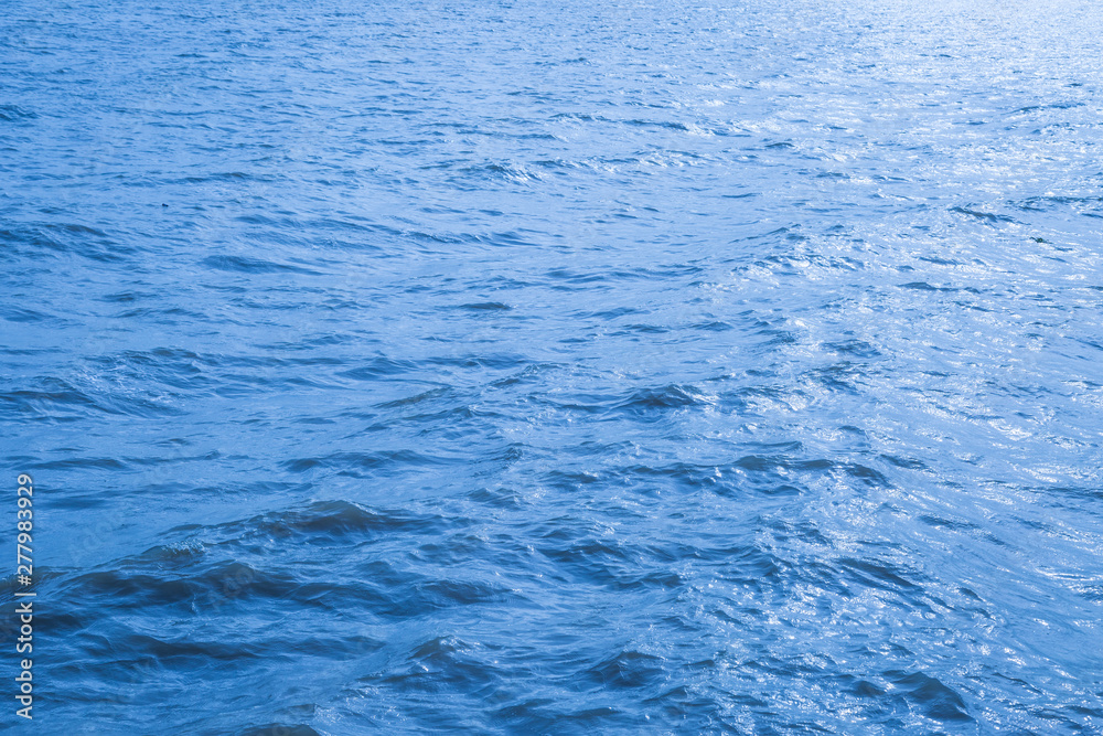 Obraz premium Blue water wave texture