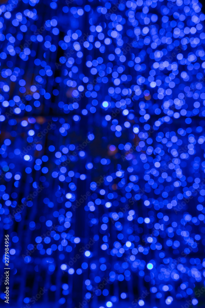 Blue bokeh on black Blue bokeh on black