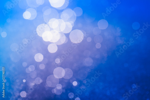 Blue abstract bokeh