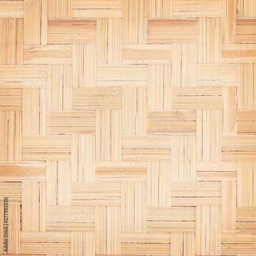 close up woven bamboo pattern background