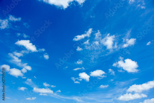 blue sky and cloud, blue abstract background, the sun and sky