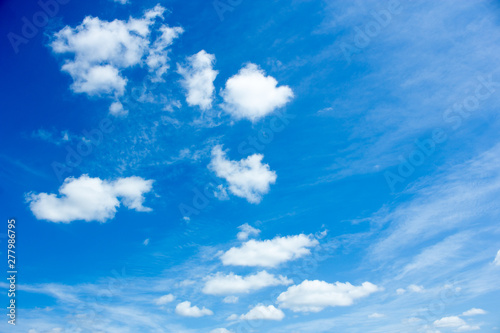 blue sky and cloud, blue abstract background, the sun and sky