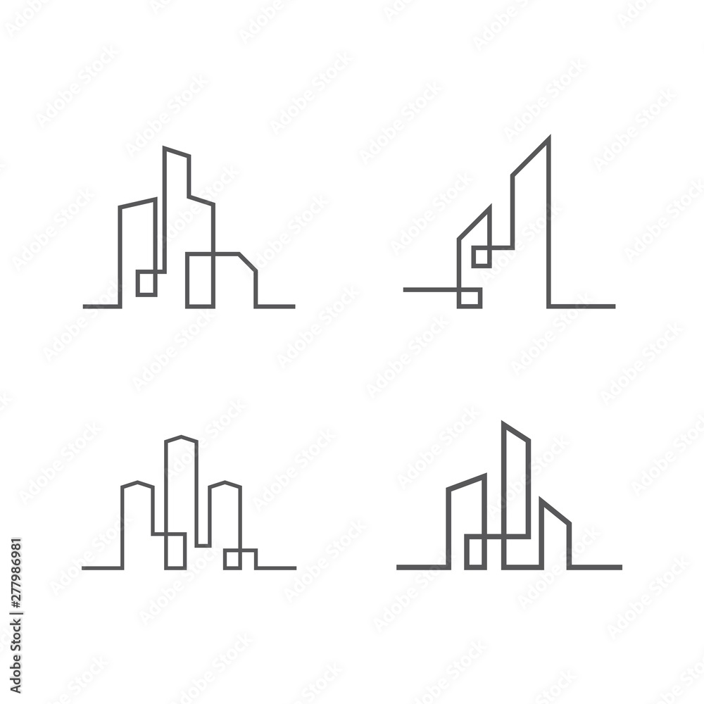 City skyline vector