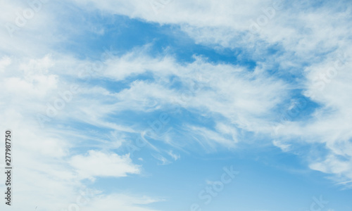Fototapeta Naklejka Na Ścianę i Meble -  blue sky and cloud, blue abstract background, the sun and sky