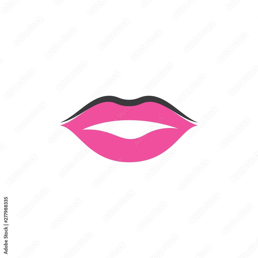 Beauty lips women icon Beauty lips women icon
