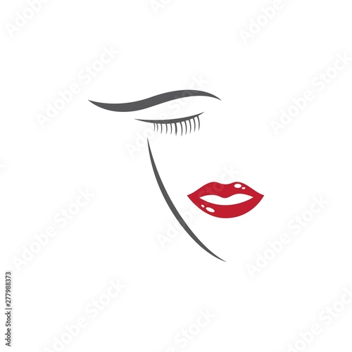Beauty lips women icon